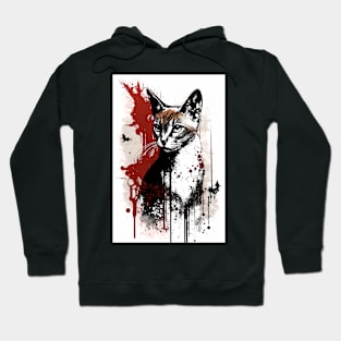 Abyssian Cat Portrait Hoodie